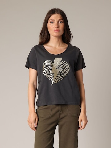 T-shirt 'Lovers' Deeluxe en gris : devant