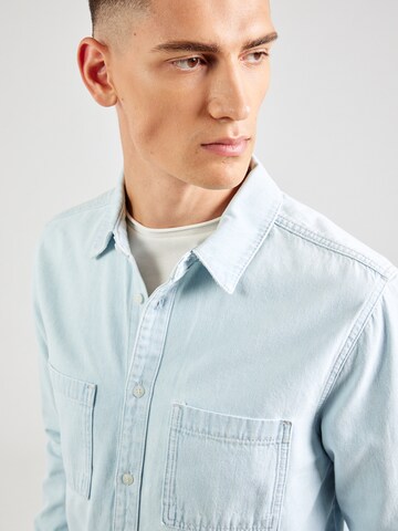 TRAPP Regular Fit Hemd in Blau