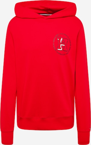 Sweat-shirt TOMMY HILFIGER en rouge : devant