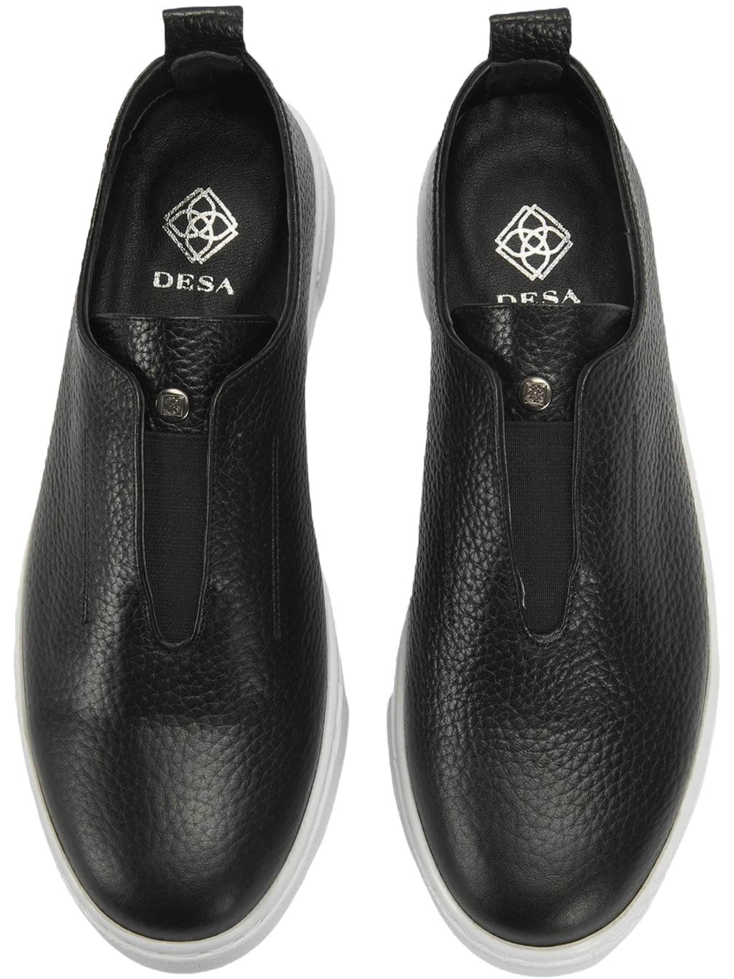 Desa - Zapatillas deportivas bajas 'Slip-Ons' en negro