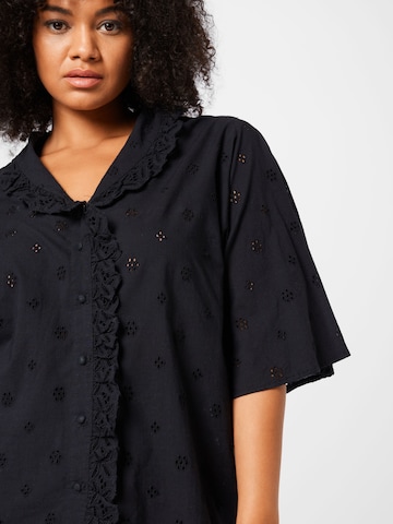 Selected Femme Curve Blouse 'Brody' in Black