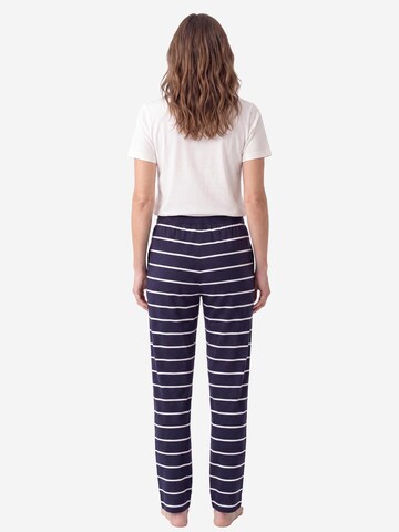 SCHIESSER Pajama 'Mix & Relax' in Blue