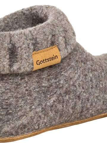 Gottstein Mules 'Knit Boot' in Brown