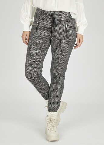 eve in paradise Slim fit Pants 'Nina' in Grey: front