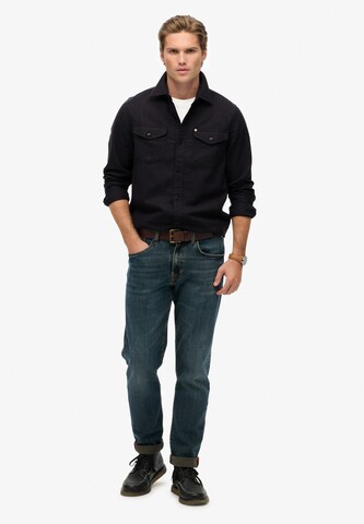 Superdry Regular fit Overhemd in Zwart
