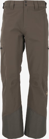 SOS Regular Workout Pants 'Lipno' in Brown: front