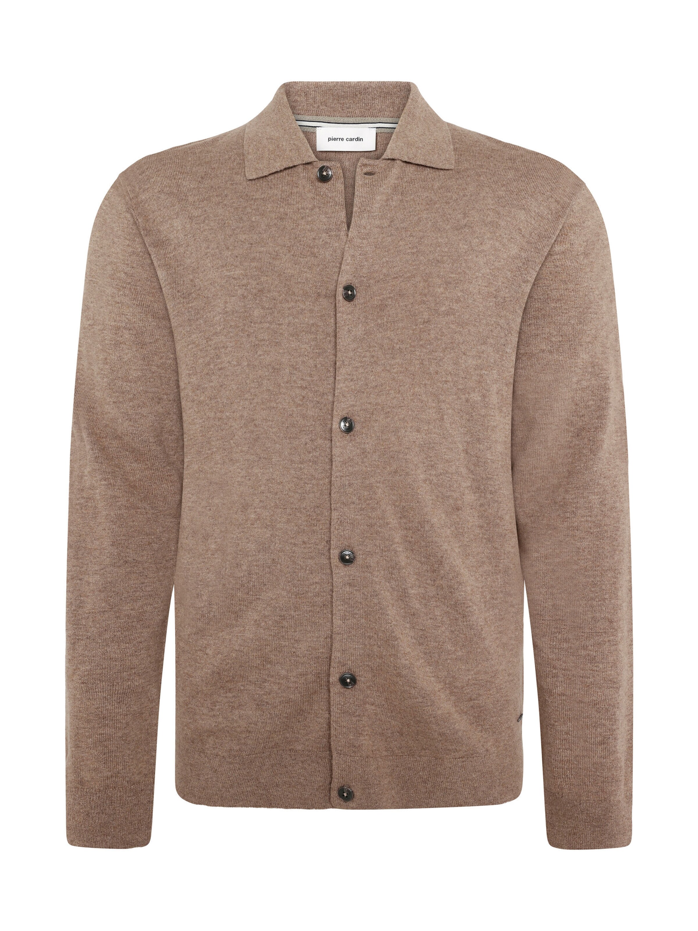 PIERRE CARDIN Strickjacke in Braun: Vorderseite