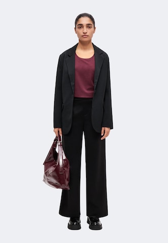 Wide Leg Pantalon à pince ZABAIONE en noir