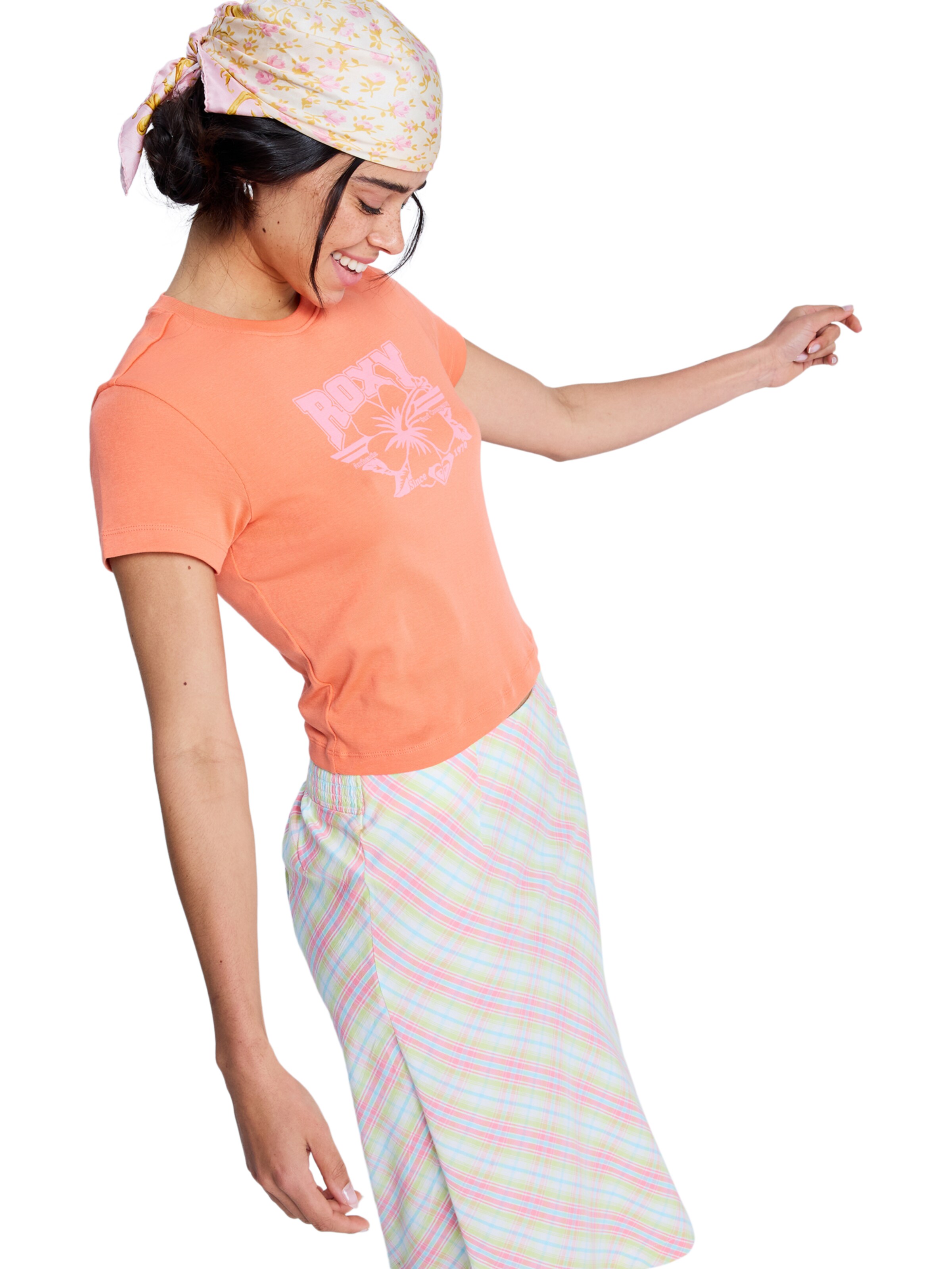 ROXY Μπλουζάκι 'Beach Love' σε πορτοκαλί