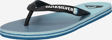 QUIKSILVER T-bar sandals 'MOLOKAI' in Blue: front