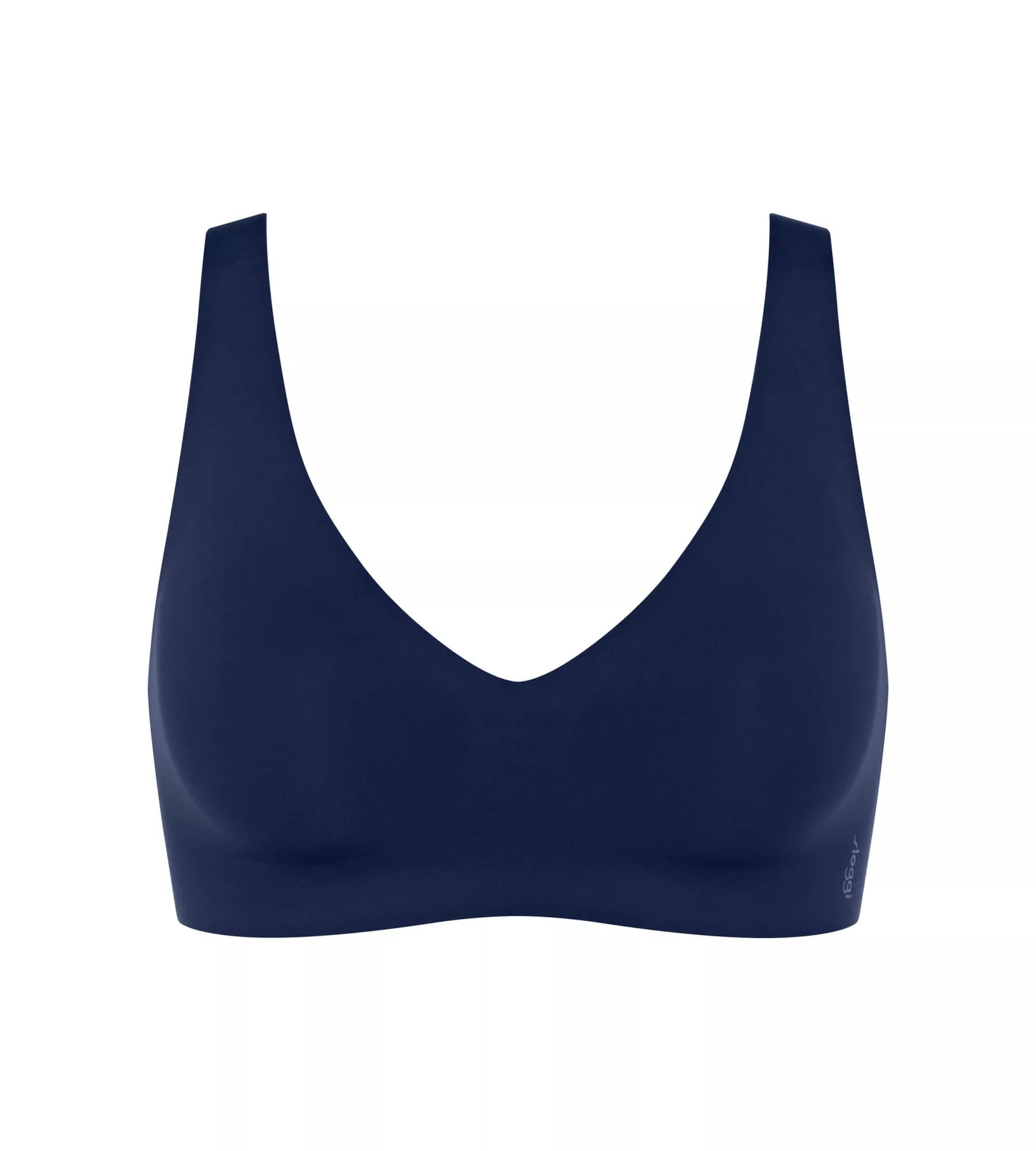 SLOGGI T-shirt Behå 'ZERO Feel 2.0' i blå: framsida