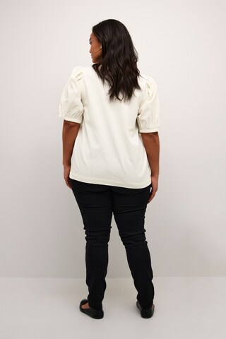 Camicia da donna 'Vicca' di KAFFE CURVE in bianco