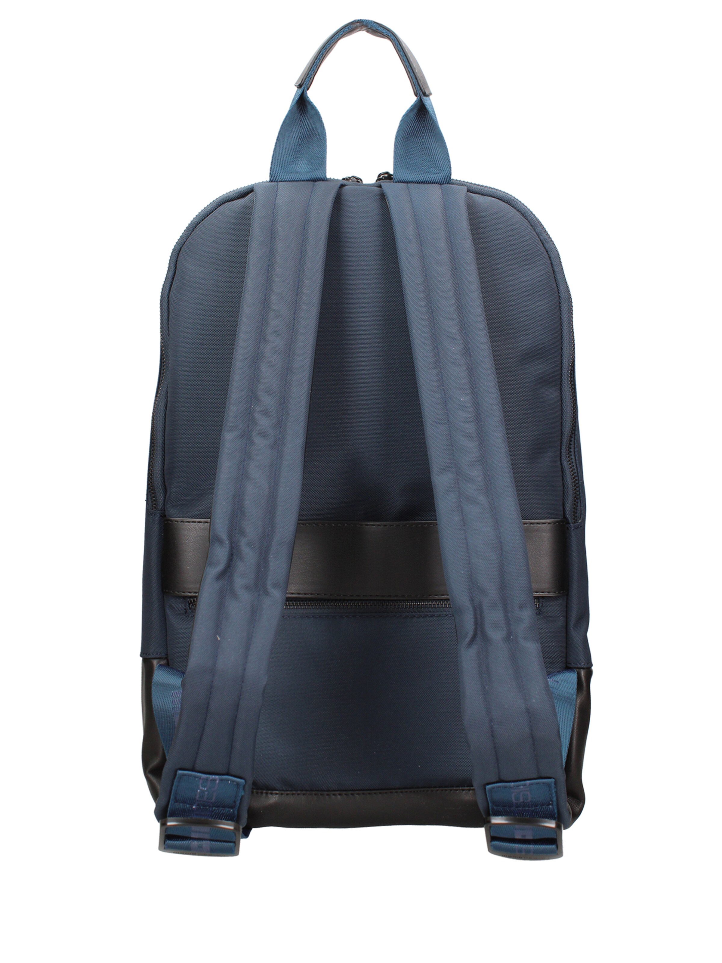 Zaino 'Zaino Momo Design Poliuretanico con Zip e Manico PVC 43x26x16cm' di Momo Design in blu