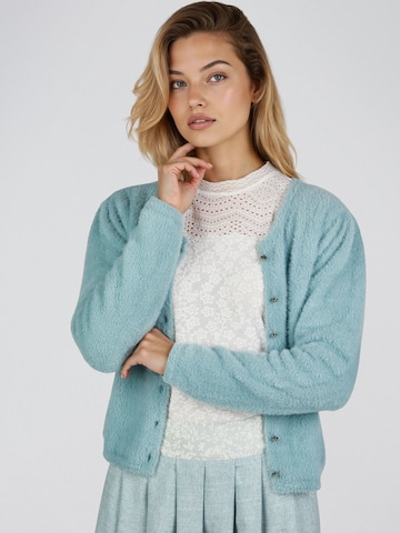 SPIETH & WENSKY Gebreid vest 'Hulla' in Blauw