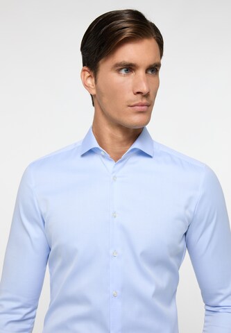 ETERNA Slim fit Button Up Shirt in Blue