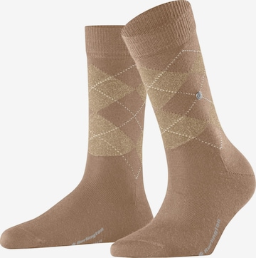 BURLINGTON Socken 'Marylebone Glitter' in Beige: Vorderseite