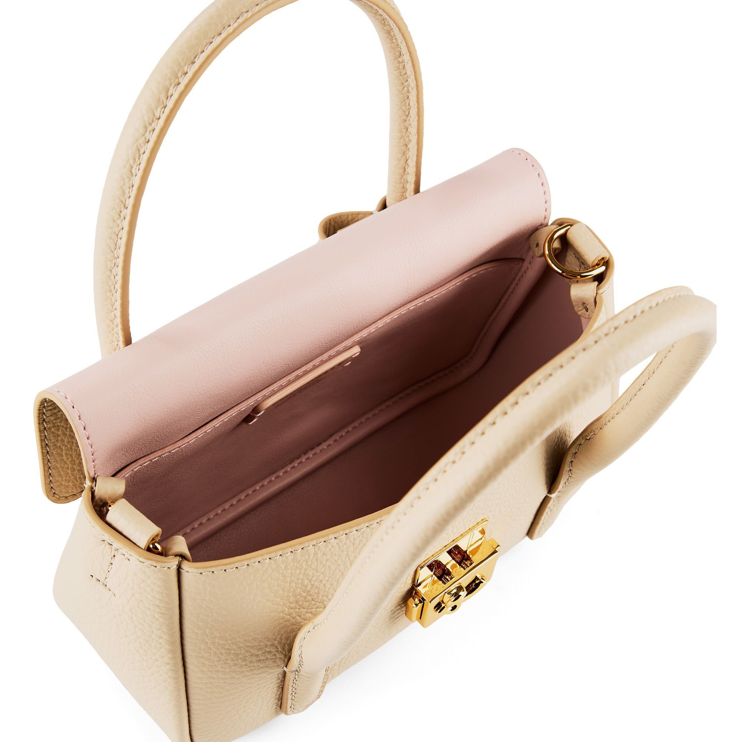 Coccinelle Handtas 'C-Me Lock ' in Beige