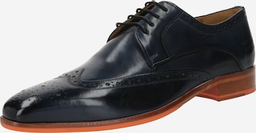 MELVIN & HAMILTON Lace-Up Shoes in Blue: front