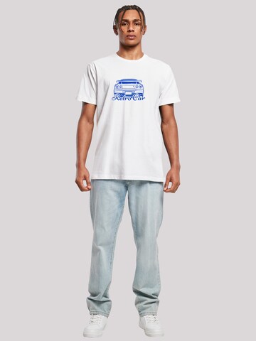 F4NT4STIC Shirt 'Retro Car Japanese Streetstyle' in Wit