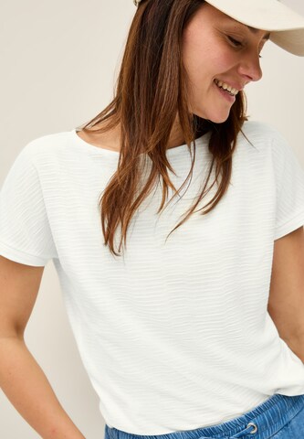 CECIL T-Shirt in Weiß
