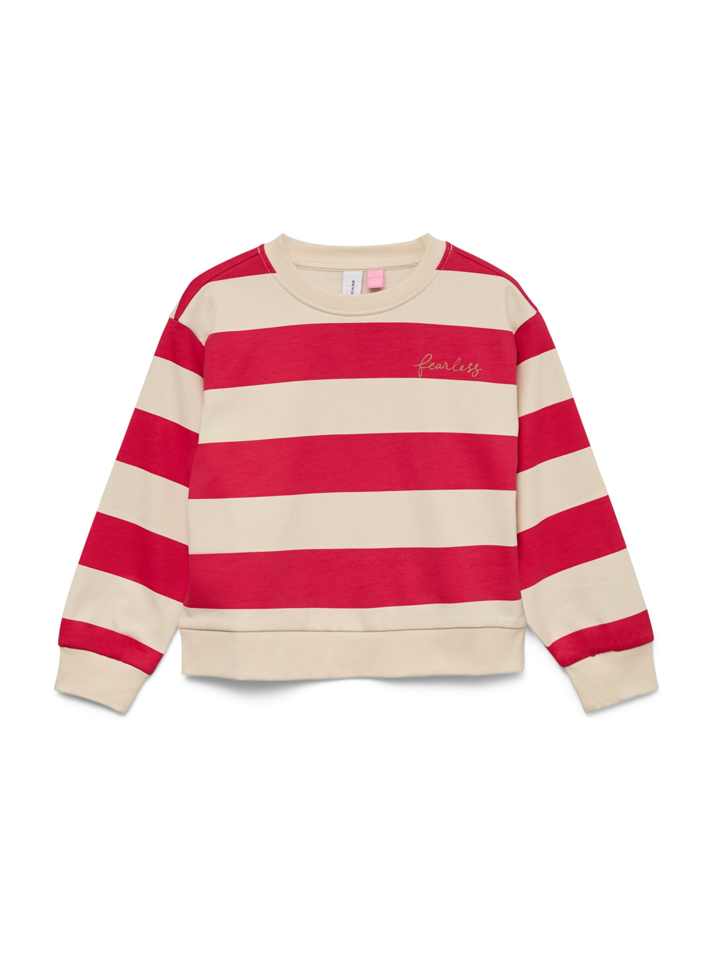 Vero Moda Girl Свитшот 'VMVIOLA BEA' в Бежевый: спереди