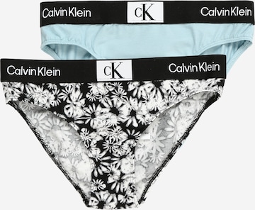 Calvin Klein Underwear - Cueca '1996' em azul: frente