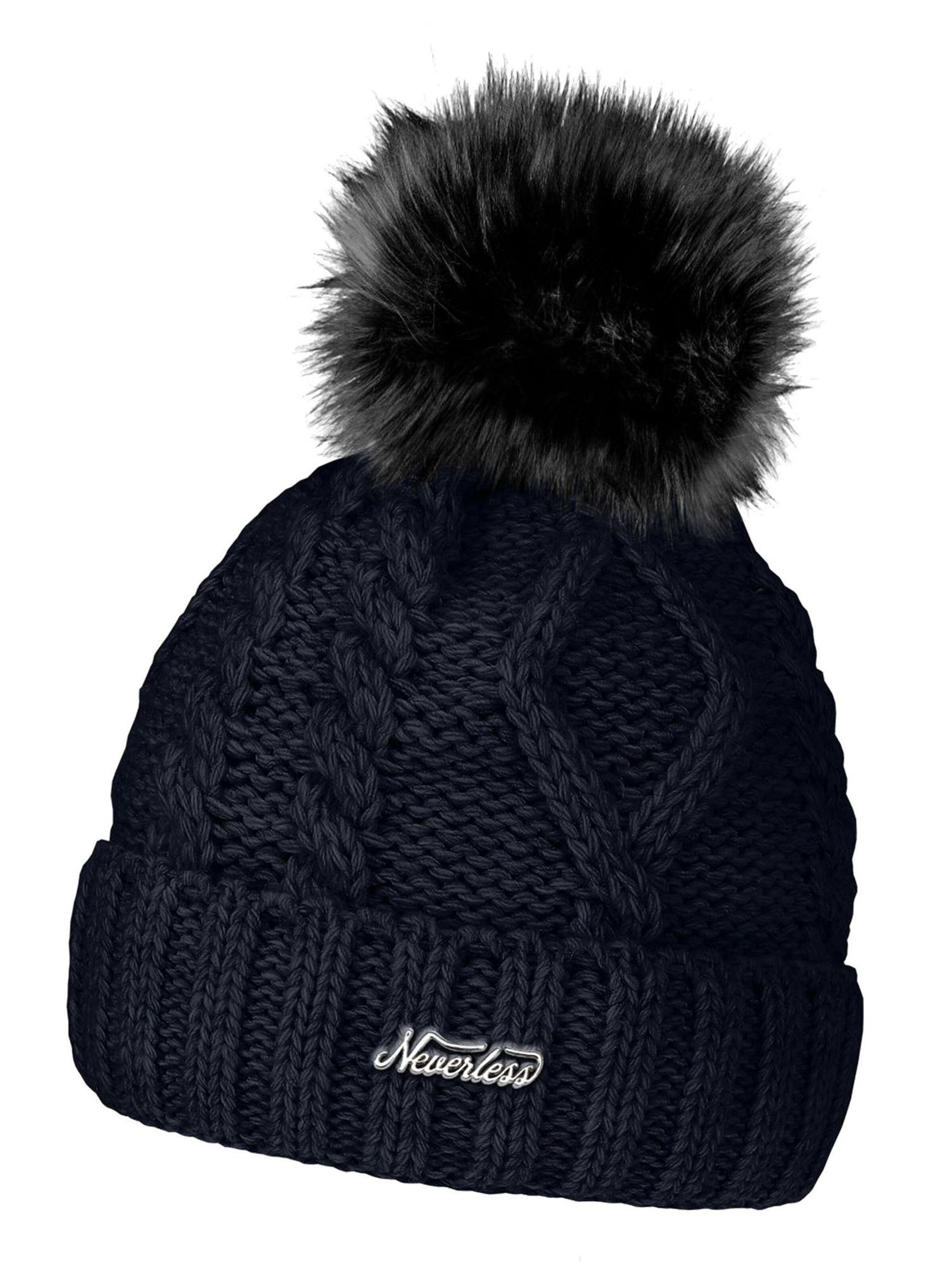 Neverless Beanie 'Julie' in Blue: front