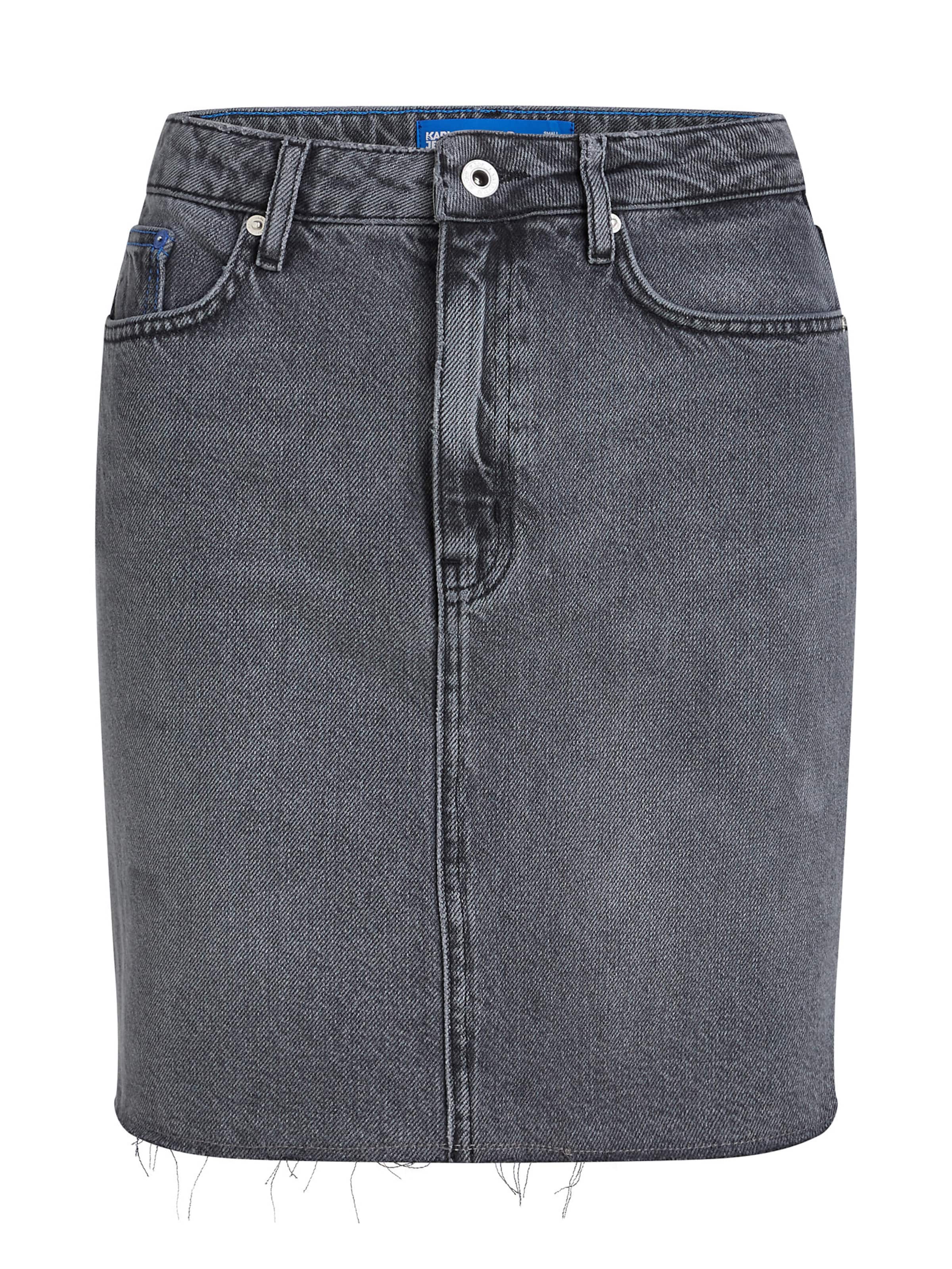 pilka KARL LAGERFELD JEANS Sijonas: priekis