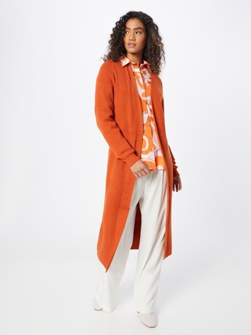 Cardigan 'MALENA' OBJECT en orange : devant