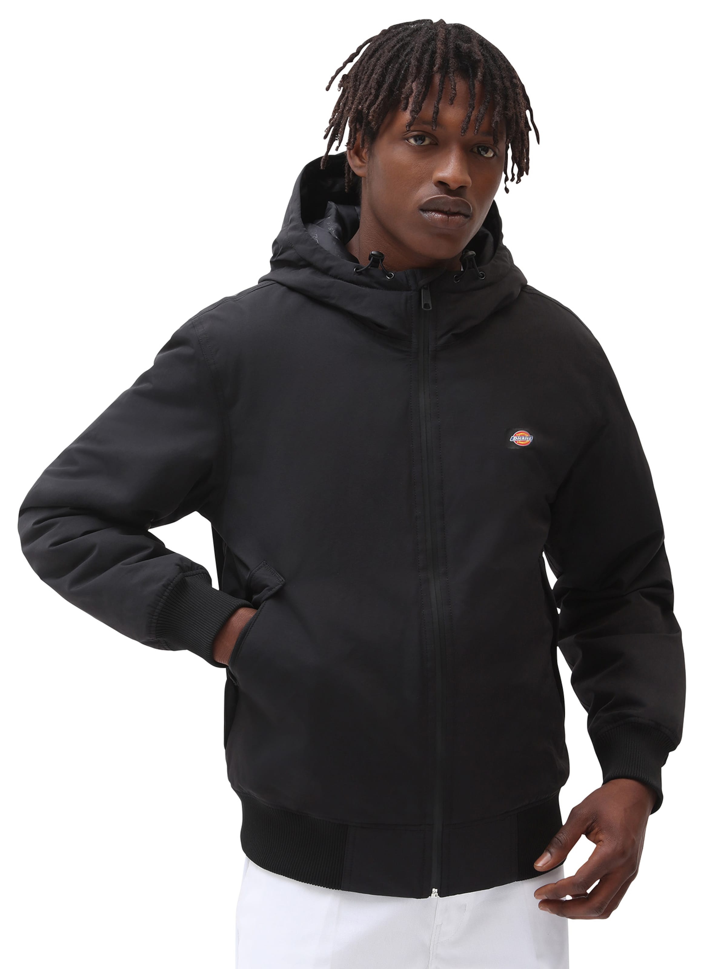 DICKIES Overgangsjakke 'New Sarpy' i sort: forside