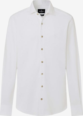 Chemise Hackett London en blanc : devant