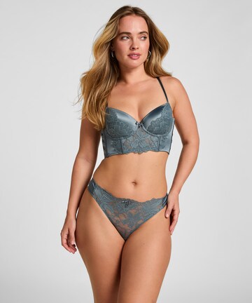 Hunkemöller T-Shirt BH 'Viktoria' in Blau: Vorderseite