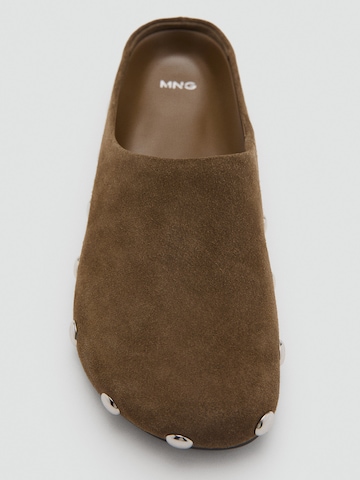 MANGO Træsko i beige