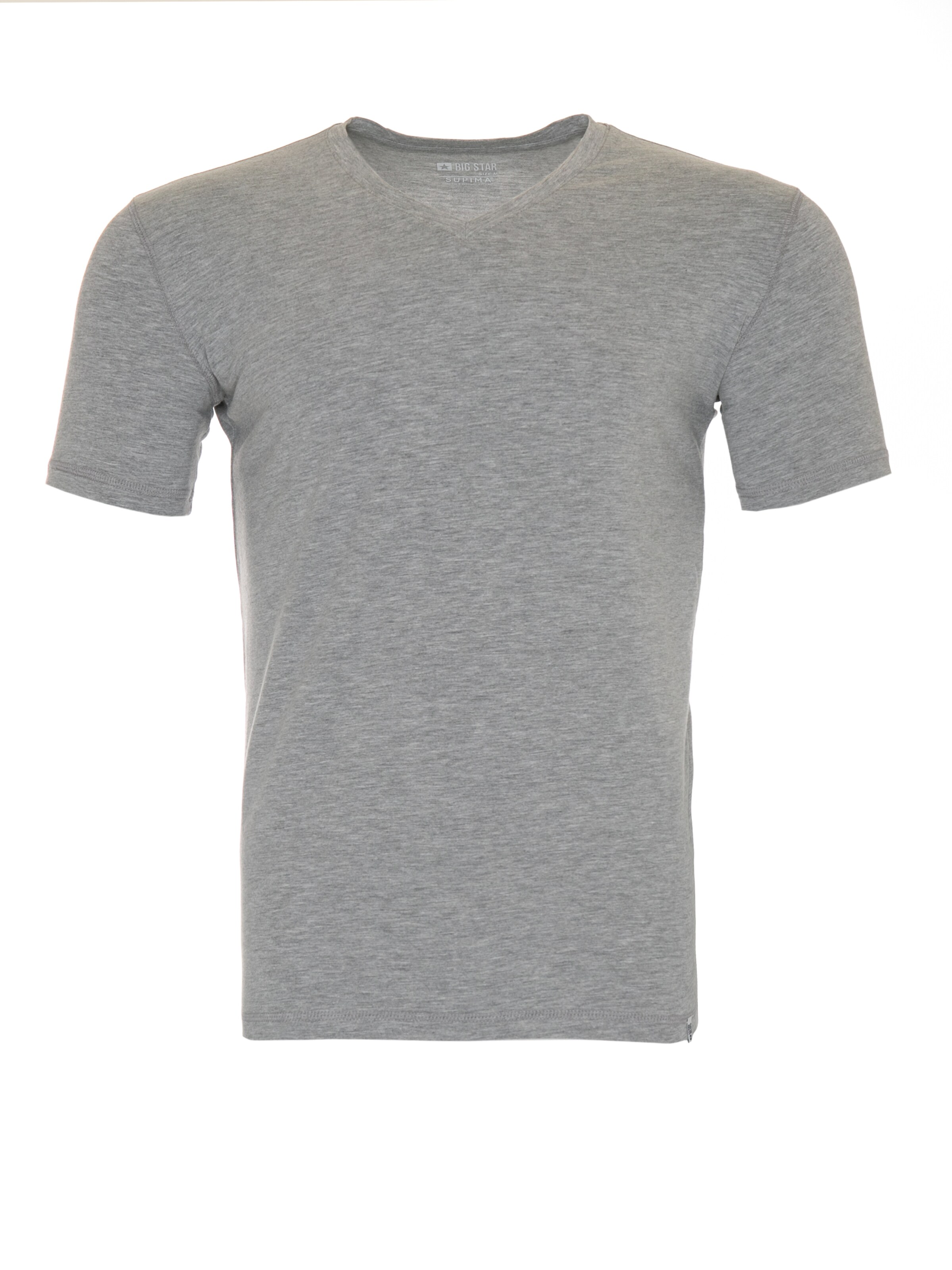 BIG STAR T-Shirt 'Supiclassicov' in Grau: Vorderseite