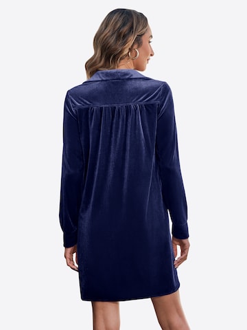 Imily Bela Dolga srajca | modra barva: zadnja stran