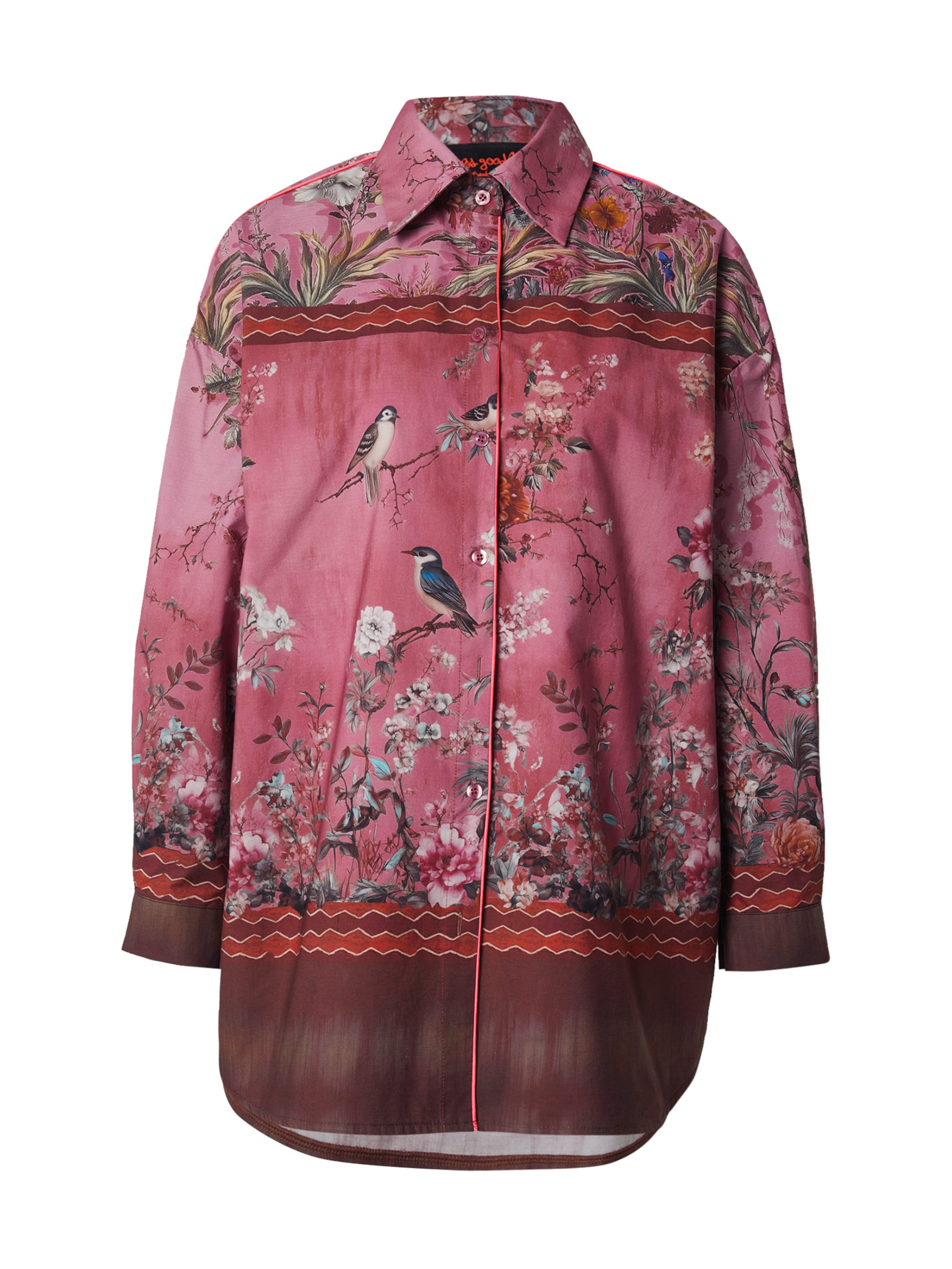 miss goodlife Blúzka 'Cherry Blossom' - Ružová: predná strana