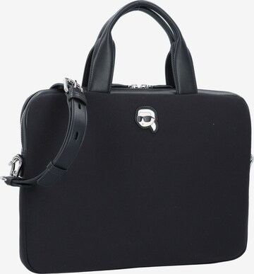 Karl Lagerfeld Document Bag 'Ikonik 2.0' in Black