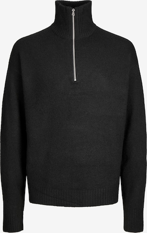JACK & JONES Sweter 'Ollie' w kolorze czarny: przód