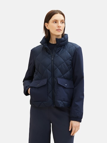 TOM TAILOR Between-season jacket in Blue: front