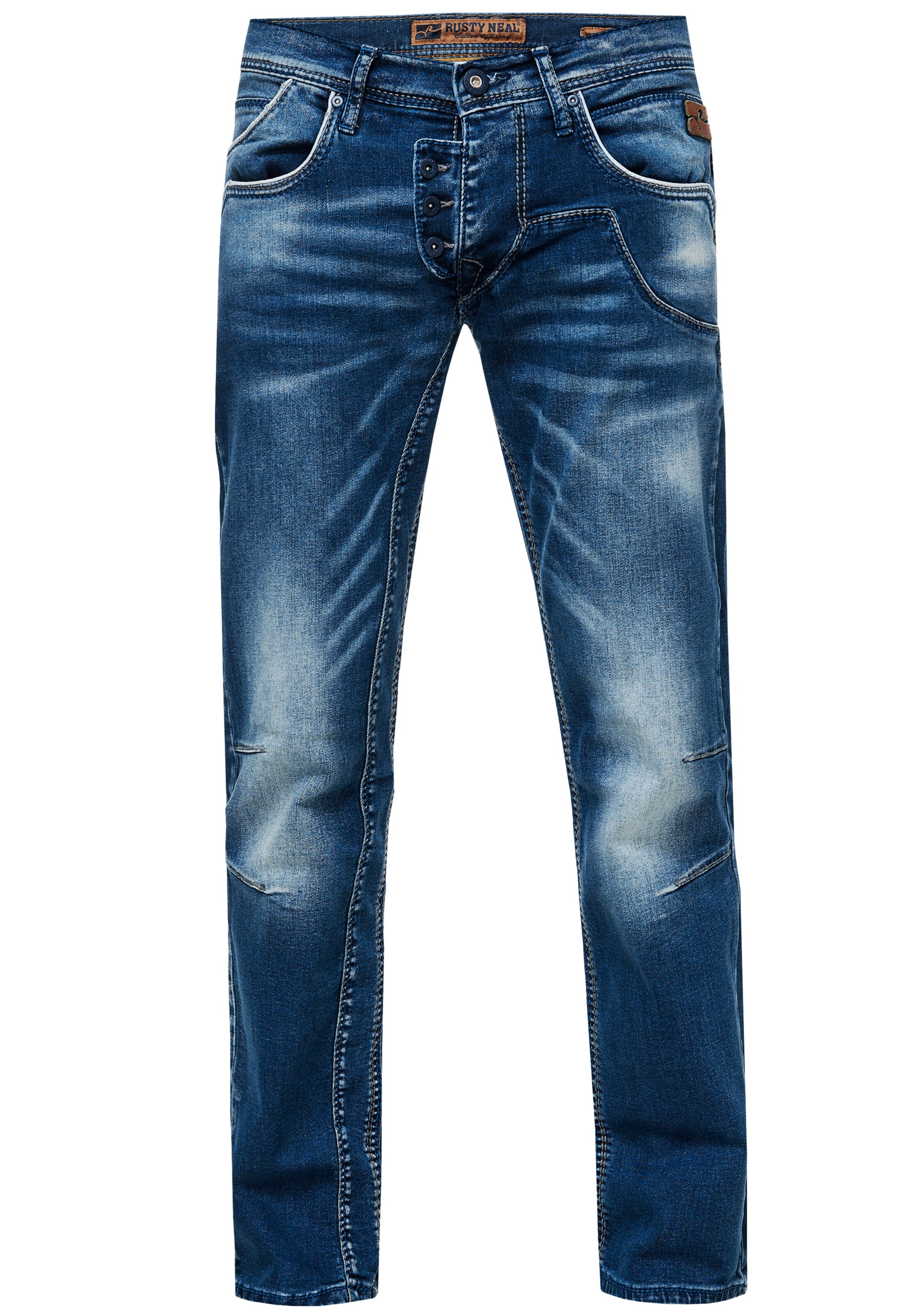 Rusty Neal Regular Jeans 'RUBEN 42' in Blue: front