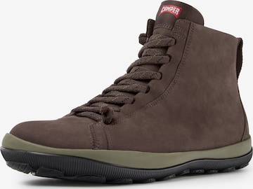 Bottes à lacets 'Peu Pista' CAMPER en marron : devant