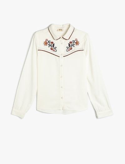 Koton Blouse in Ecru / Yellow / Carmine red / Black, Item view