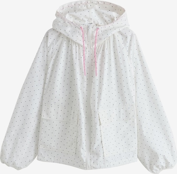 Next Välikausitakki värissä valkoinen: etupuoli