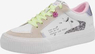 Tamaris Låg sneaker i vit: framsida