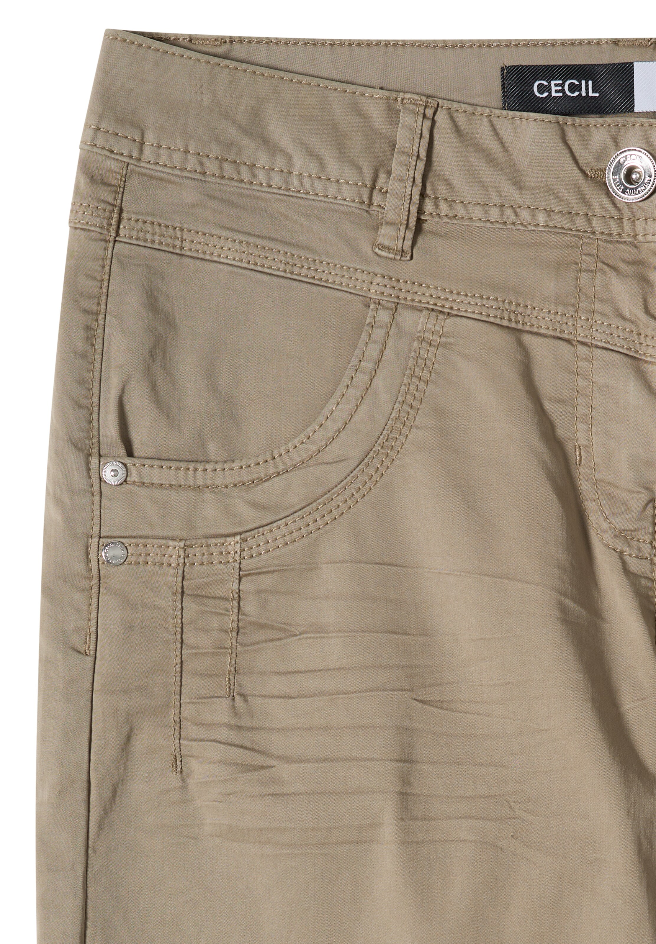CECIL Loosefit Hose 'Neele' in Beige