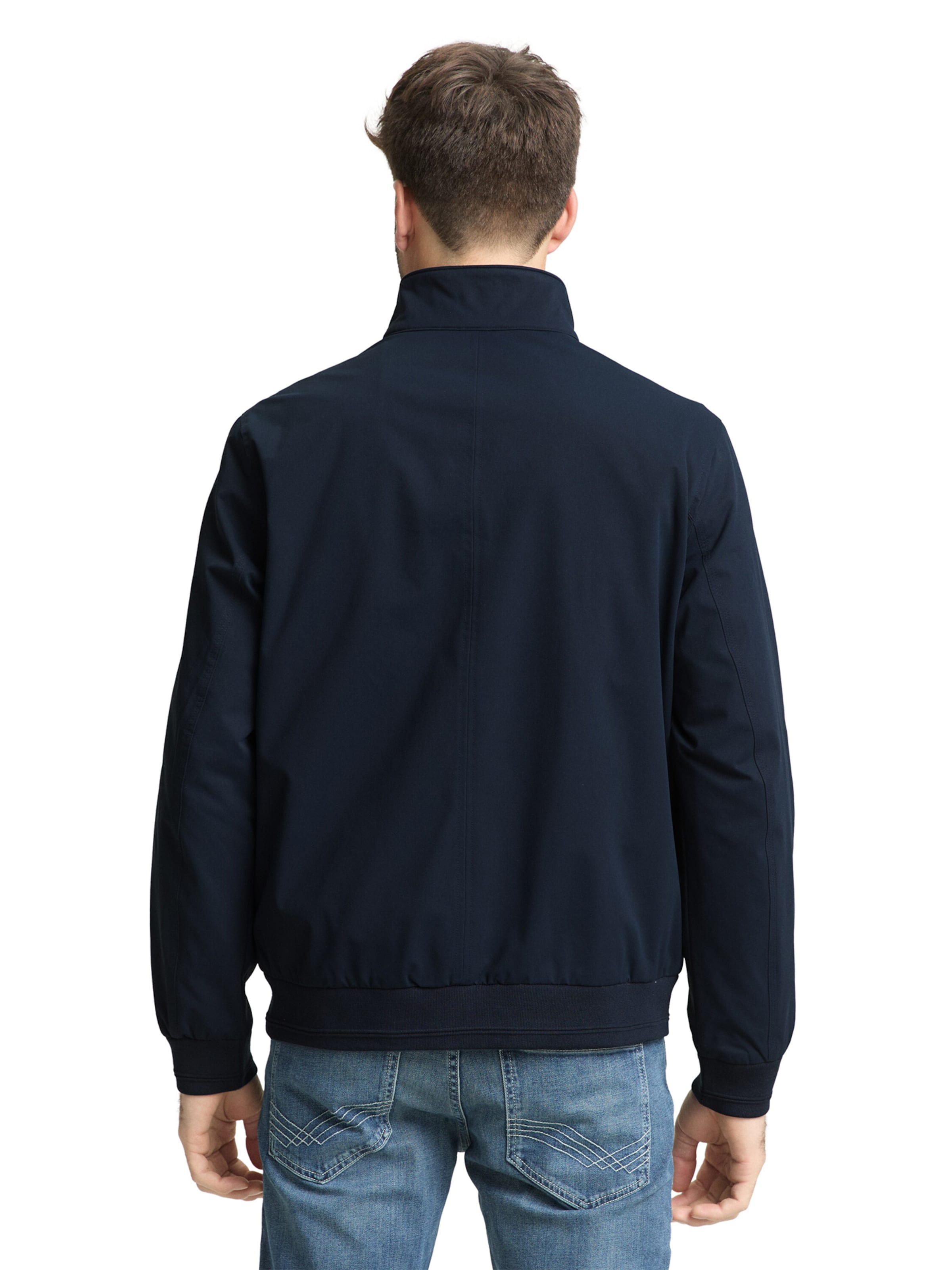 TOM TAILOR Between-season jacket 'Harrington' in Blue