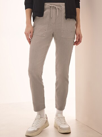 Coupe slim Pantalon CECIL en beige : devant