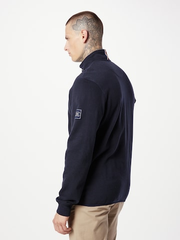 FQ1924 Fleece jas 'William' in Blauw