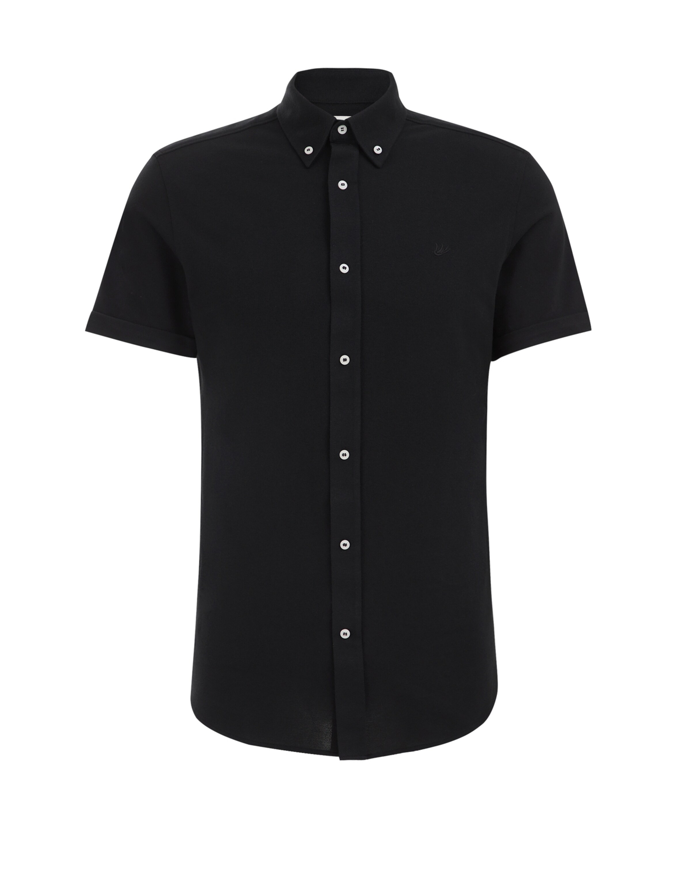 WE Fashion Hemd in Schwarz: Vorderseite