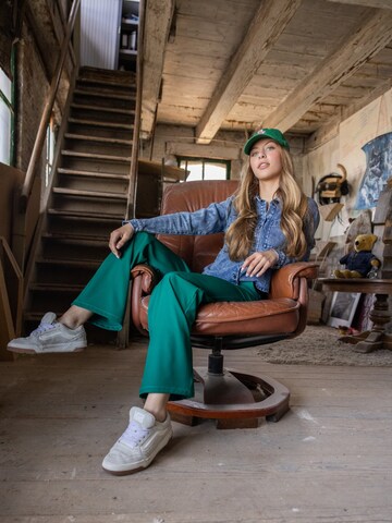Looxs Revolution Wide leg Broek in Groen